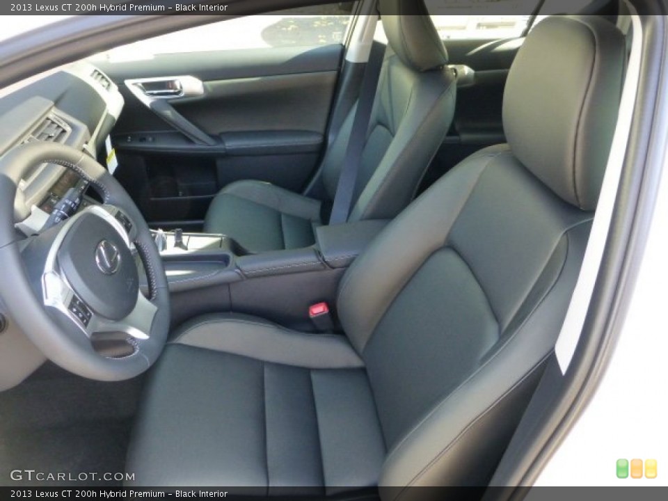 Black Interior Photo for the 2013 Lexus CT 200h Hybrid Premium #72692113