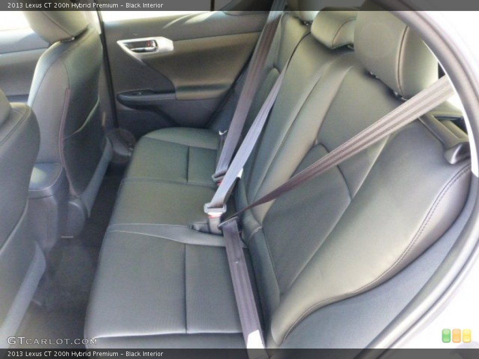 Black Interior Photo for the 2013 Lexus CT 200h Hybrid Premium #72692128