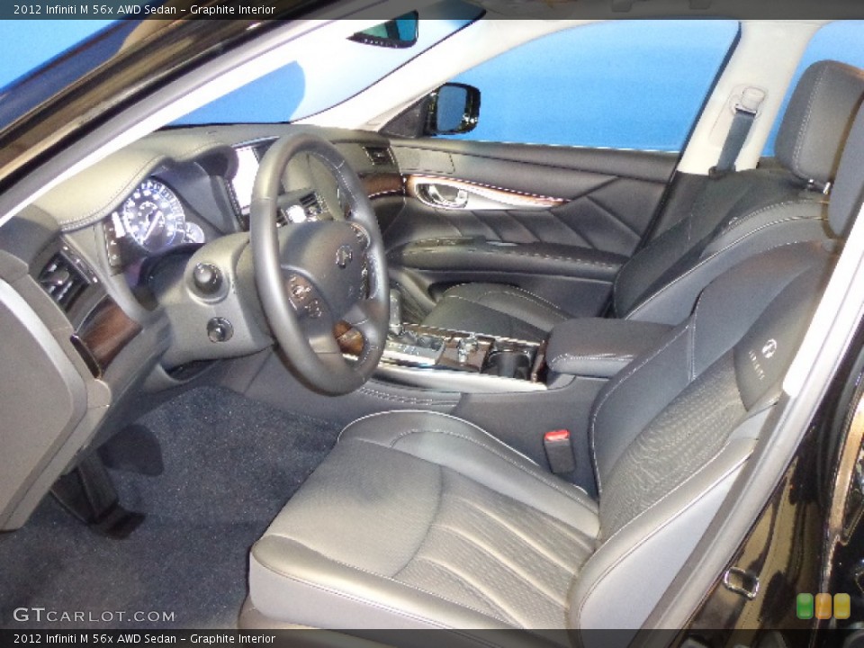 Graphite Interior Photo for the 2012 Infiniti M 56x AWD Sedan #72692662