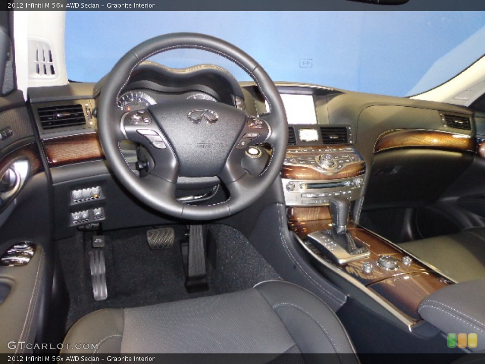 Graphite Interior Photo for the 2012 Infiniti M 56x AWD Sedan #72692695