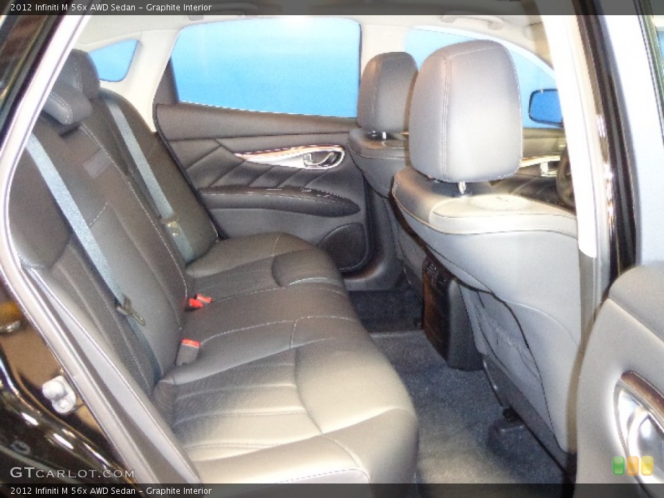 Graphite Interior Photo for the 2012 Infiniti M 56x AWD Sedan #72692875