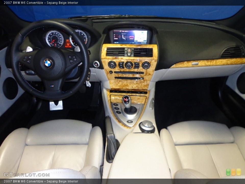 Sepang Beige Interior Dashboard for the 2007 BMW M6 Convertible #72693241