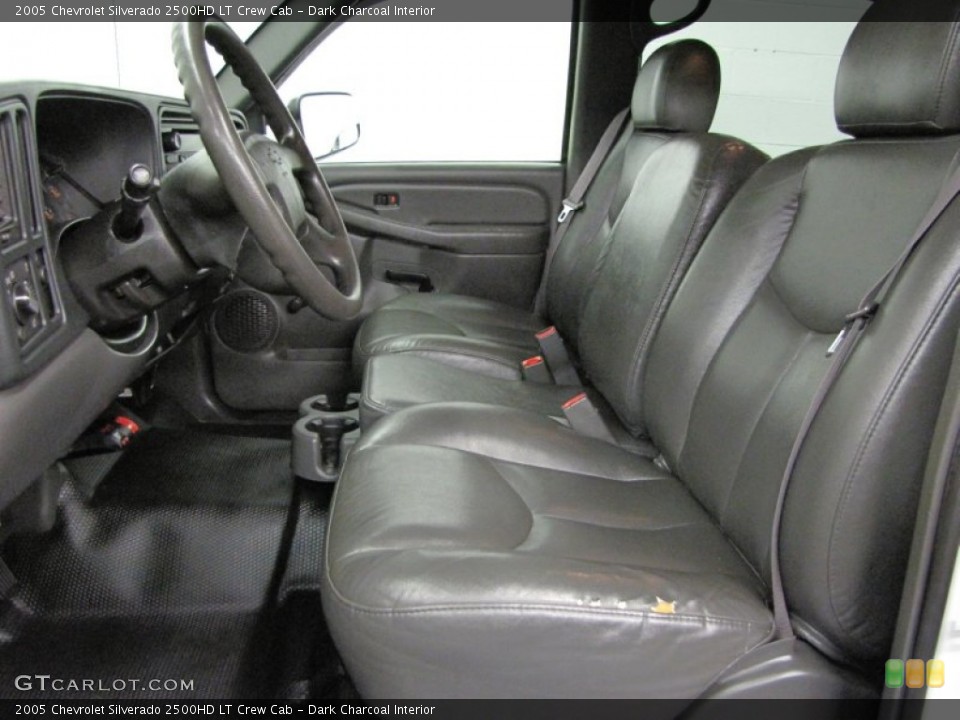 Dark Charcoal Interior Front Seat for the 2005 Chevrolet Silverado 2500HD LT Crew Cab #72693946