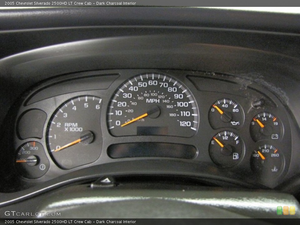 Dark Charcoal Interior Gauges for the 2005 Chevrolet Silverado 2500HD LT Crew Cab #72694057