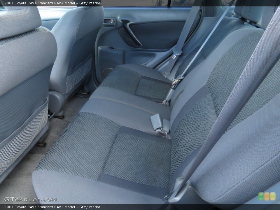 Gray Interior Rear Seat for the 2001 Toyota RAV4  #72694810