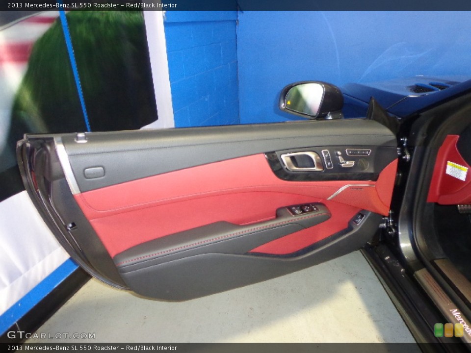 Red/Black Interior Door Panel for the 2013 Mercedes-Benz SL 550 Roadster #72695053