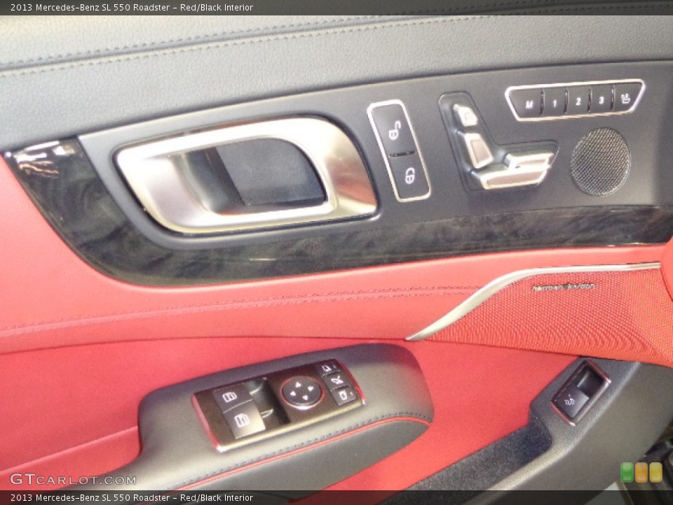 Red/Black Interior Controls for the 2013 Mercedes-Benz SL 550 Roadster #72695068