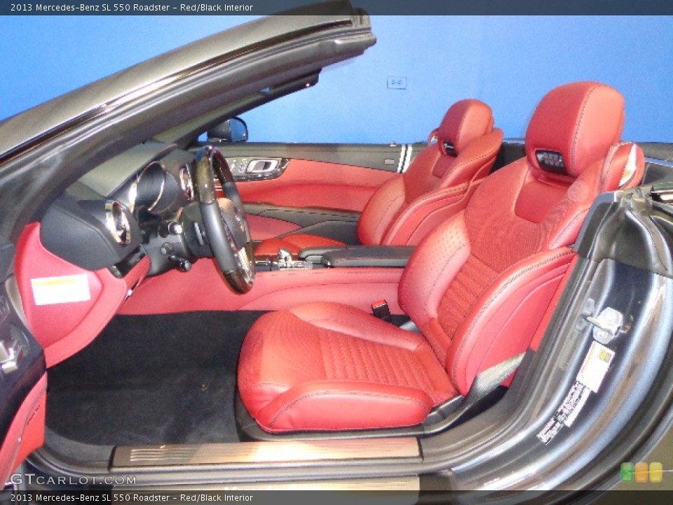 Red/Black Interior Prime Interior for the 2013 Mercedes-Benz SL 550 Roadster #72695080