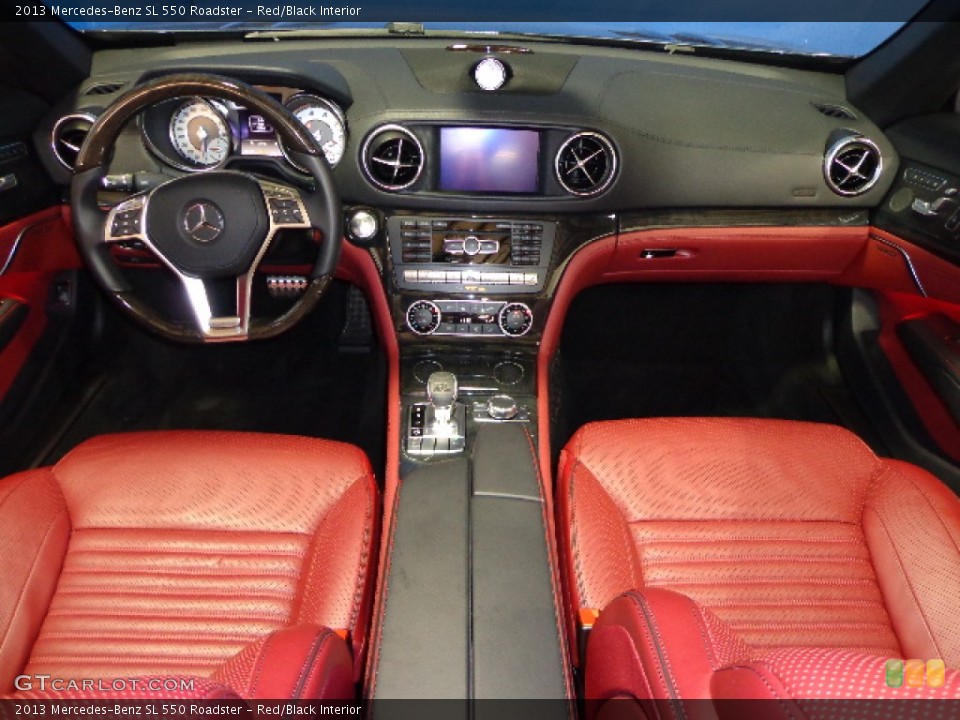 Red/Black Interior Dashboard for the 2013 Mercedes-Benz SL 550 Roadster #72695092