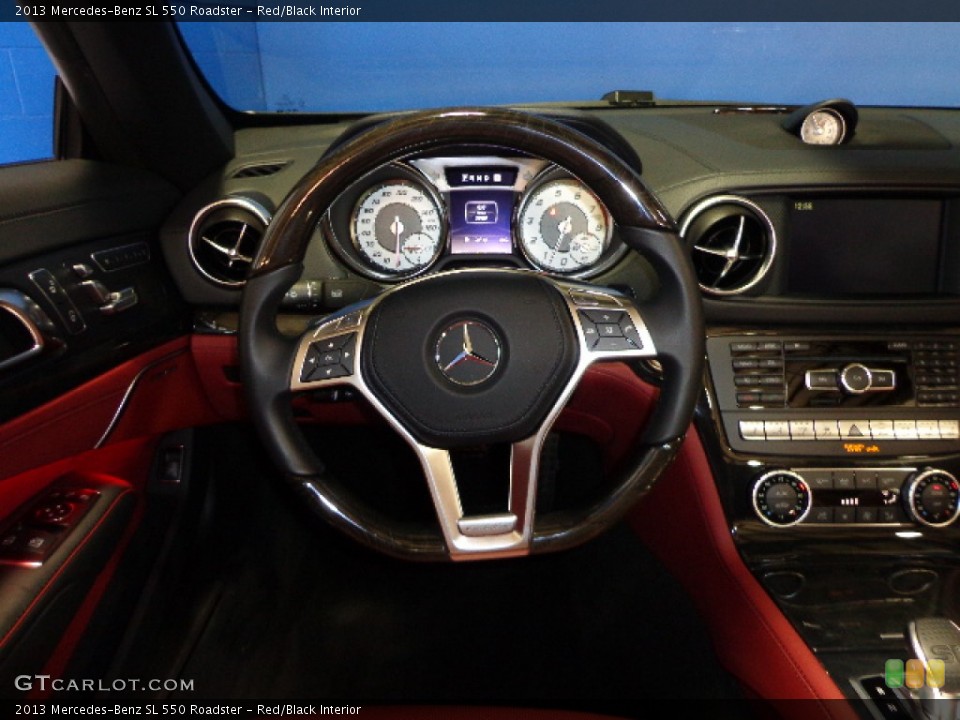 Red/Black Interior Steering Wheel for the 2013 Mercedes-Benz SL 550 Roadster #72695107