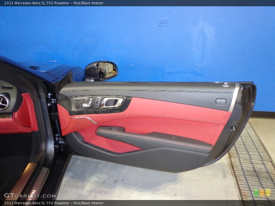 Red/Black Interior Door Panel for the 2013 Mercedes-Benz SL 550 Roadster #72695194