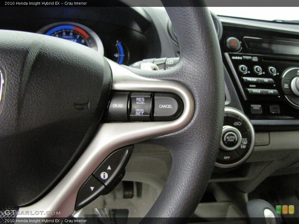 Gray Interior Controls for the 2010 Honda Insight Hybrid EX #72696226