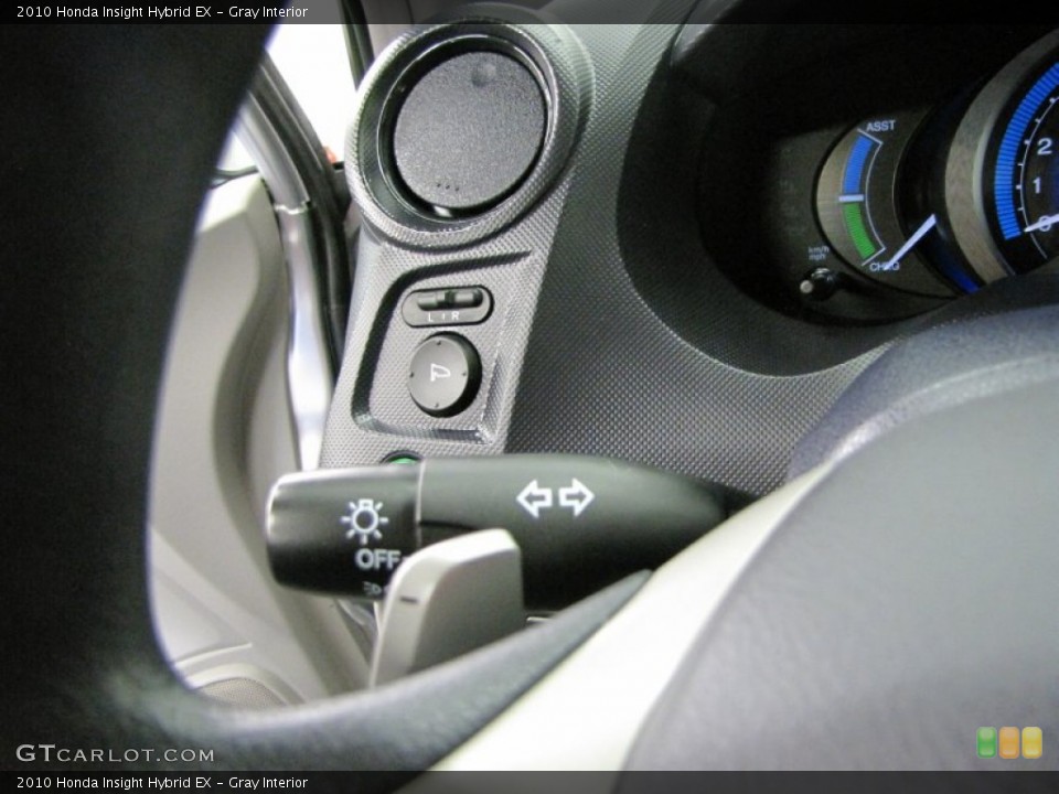 Gray Interior Controls for the 2010 Honda Insight Hybrid EX #72696238