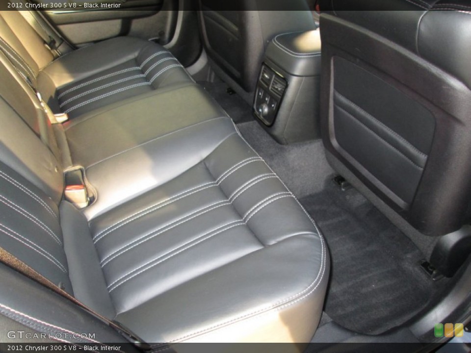 Black Interior Rear Seat for the 2012 Chrysler 300 S V8 #72698482