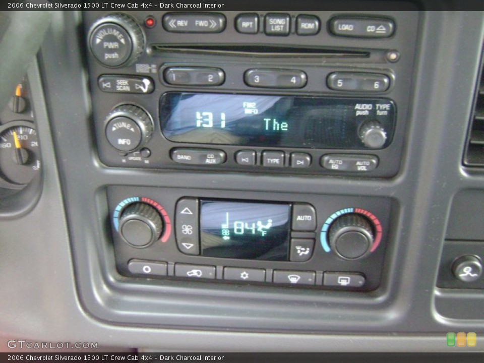 Dark Charcoal Interior Audio System for the 2006 Chevrolet Silverado 1500 LT Crew Cab 4x4 #72699292
