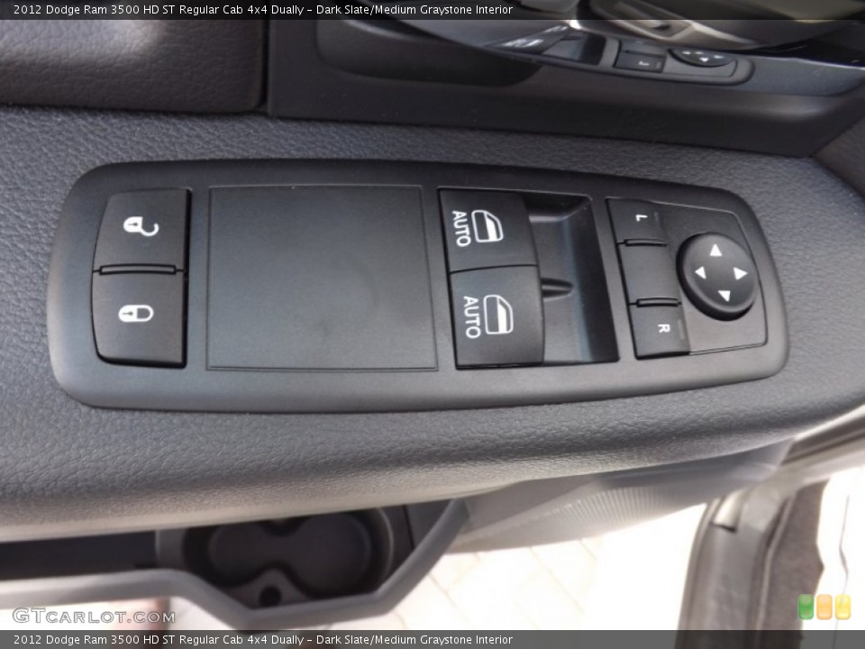 Dark Slate/Medium Graystone Interior Controls for the 2012 Dodge Ram 3500 HD ST Regular Cab 4x4 Dually #72700339