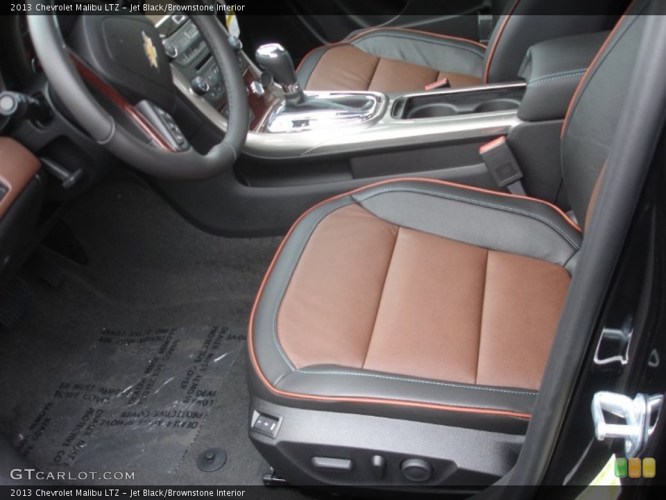 Jet Black/Brownstone Interior Photo for the 2013 Chevrolet Malibu LTZ #72700756