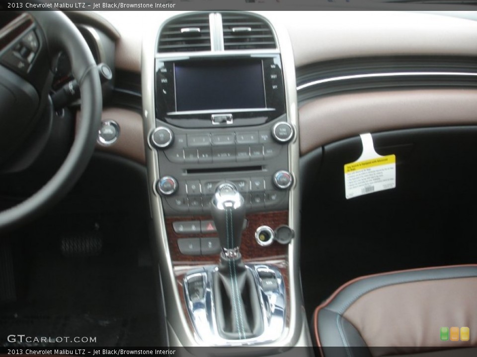 Jet Black/Brownstone Interior Dashboard for the 2013 Chevrolet Malibu LTZ #72700777