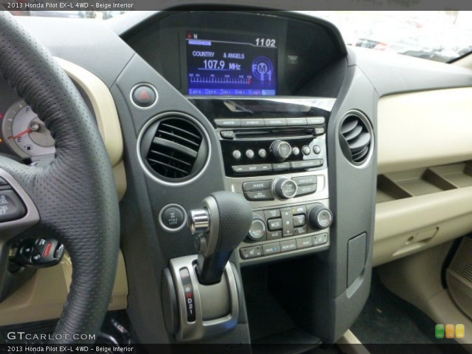 Beige Interior Controls for the 2013 Honda Pilot EX-L 4WD #72701457