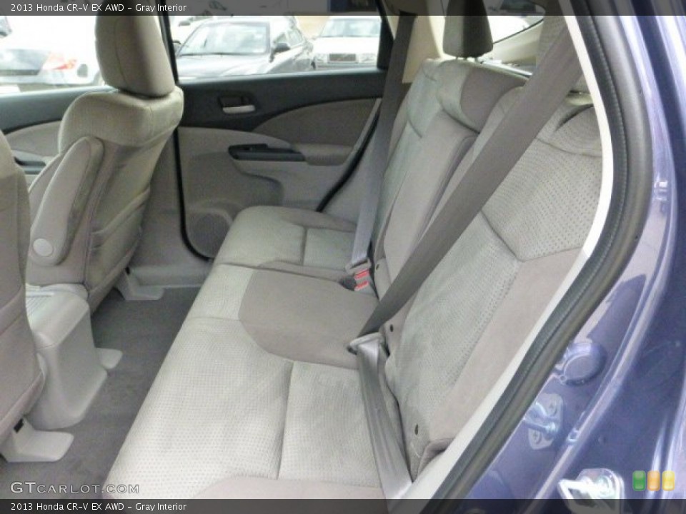 Gray Interior Rear Seat for the 2013 Honda CR-V EX AWD #72701581