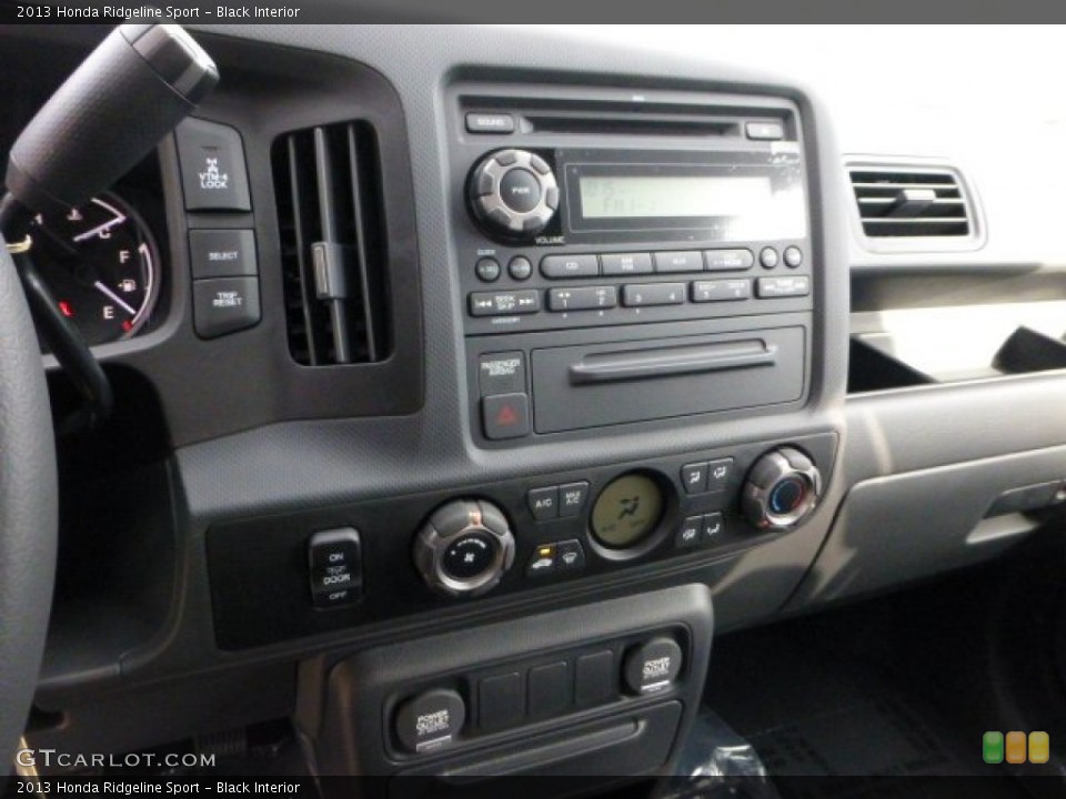 Black Interior Controls for the 2013 Honda Ridgeline Sport #72701965