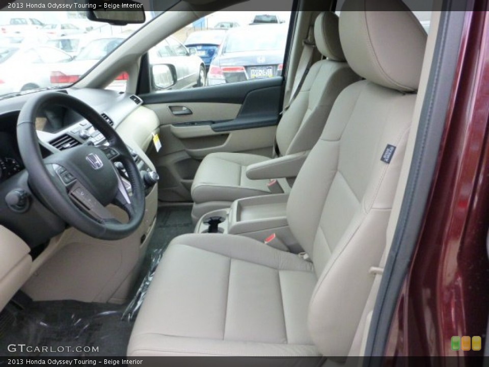 Beige Interior Front Seat for the 2013 Honda Odyssey Touring #72702067