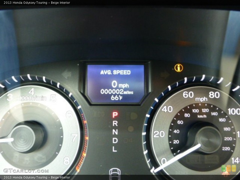 Beige Interior Gauges for the 2013 Honda Odyssey Touring #72702145