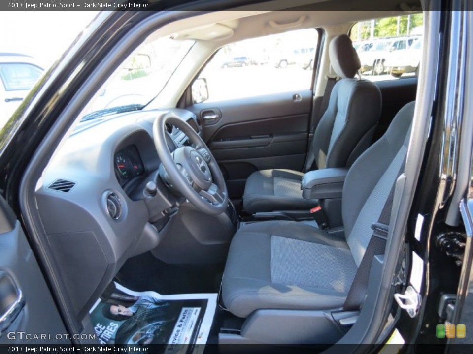 Dark Slate Gray Interior Photo for the 2013 Jeep Patriot Sport #72702874