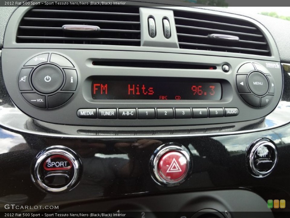 Sport Tessuto Nero/Nero (Black/Black) Interior Audio System for the 2012 Fiat 500 Sport #72704914