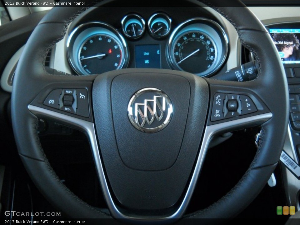 Cashmere Interior Steering Wheel for the 2013 Buick Verano FWD #72705004