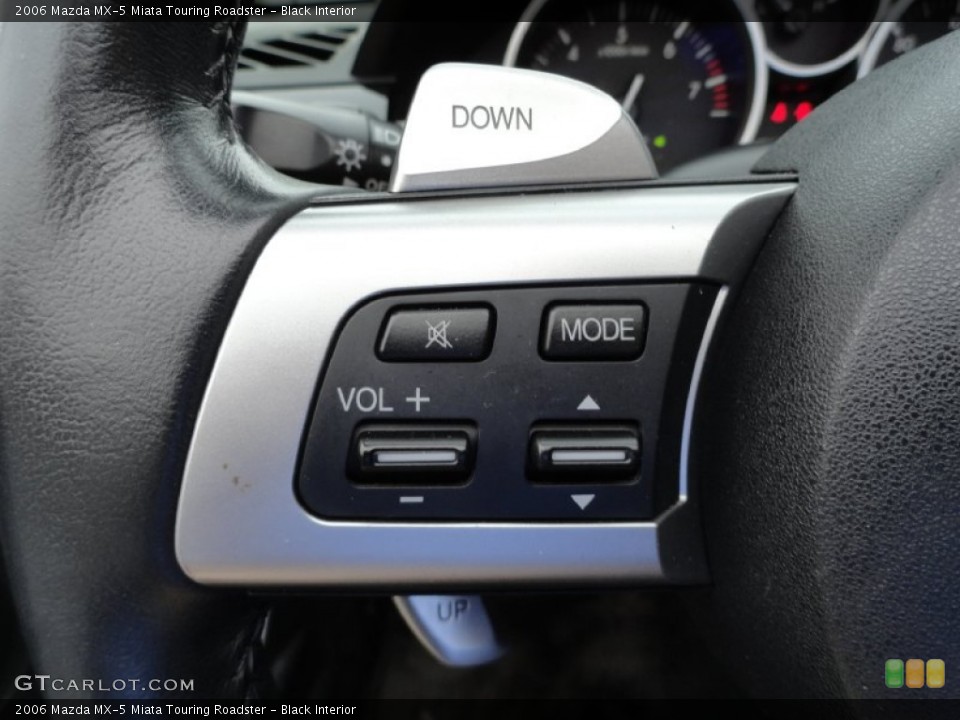 Black Interior Controls for the 2006 Mazda MX-5 Miata Touring Roadster #72706982