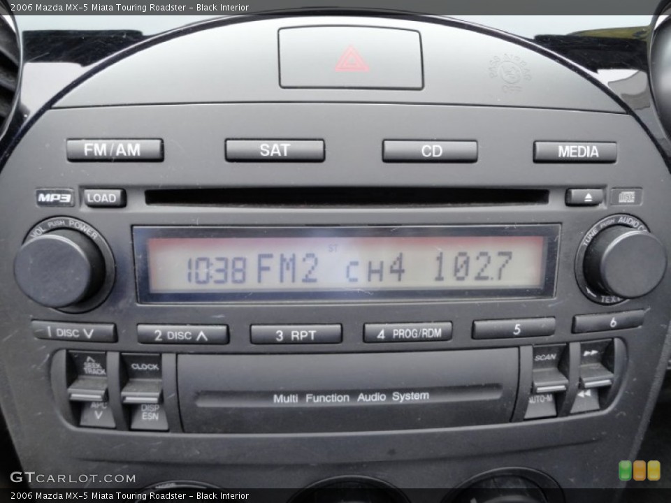 Black Interior Audio System for the 2006 Mazda MX-5 Miata Touring Roadster #72707084
