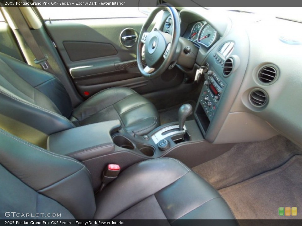 Ebony/Dark Pewter Interior Photo for the 2005 Pontiac Grand Prix GXP Sedan #72707951