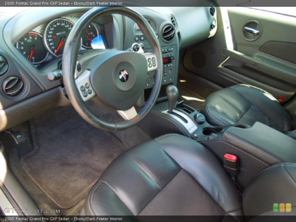 Ebony/Dark Pewter Interior Prime Interior for the 2005 Pontiac Grand Prix GXP Sedan #72708037