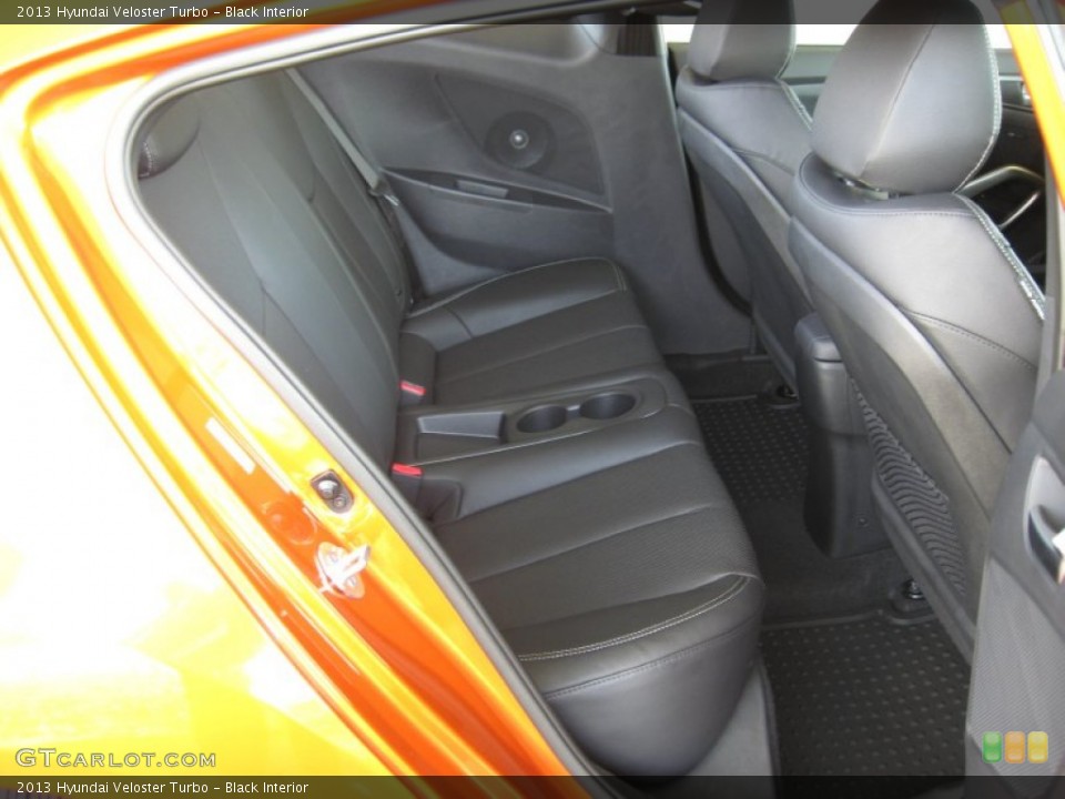 Black Interior Rear Seat for the 2013 Hyundai Veloster Turbo #72709406