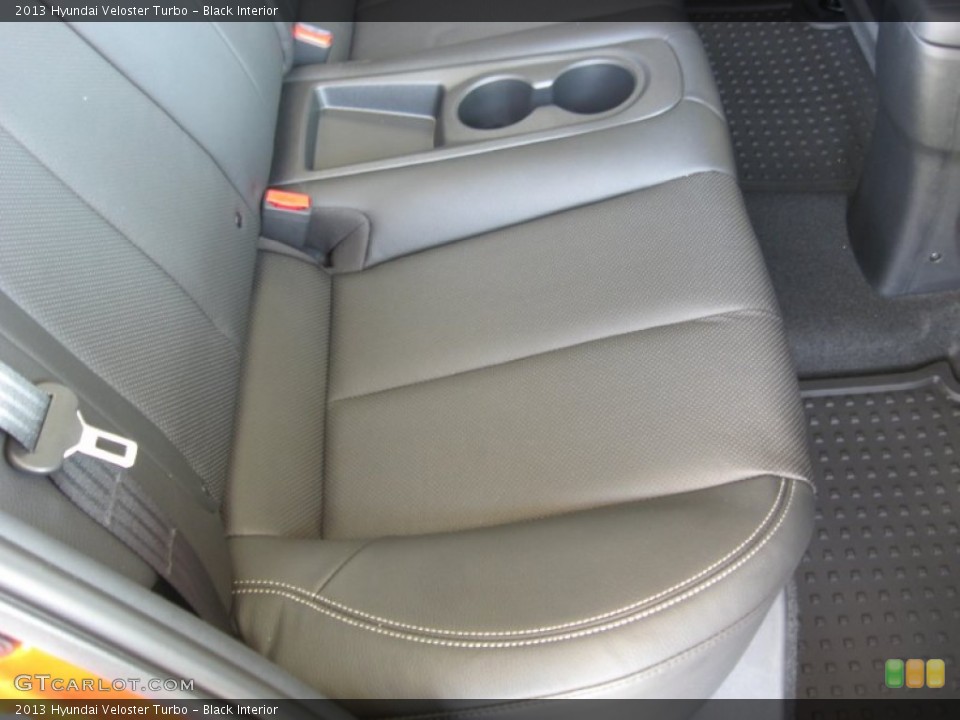 Black Interior Rear Seat for the 2013 Hyundai Veloster Turbo #72709443