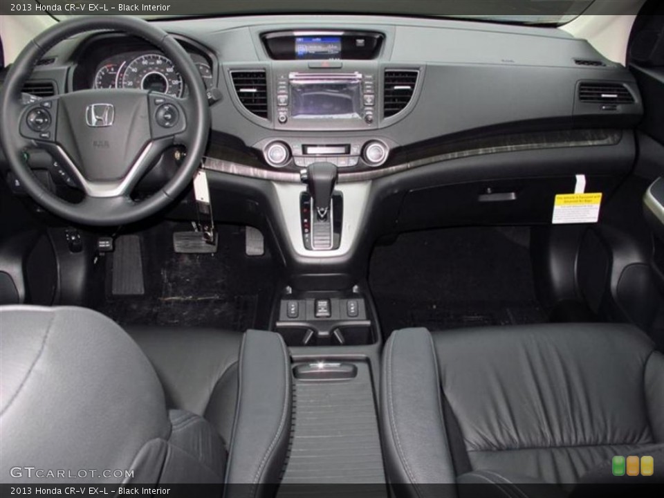 Black Interior Dashboard for the 2013 Honda CR-V EX-L #72710438