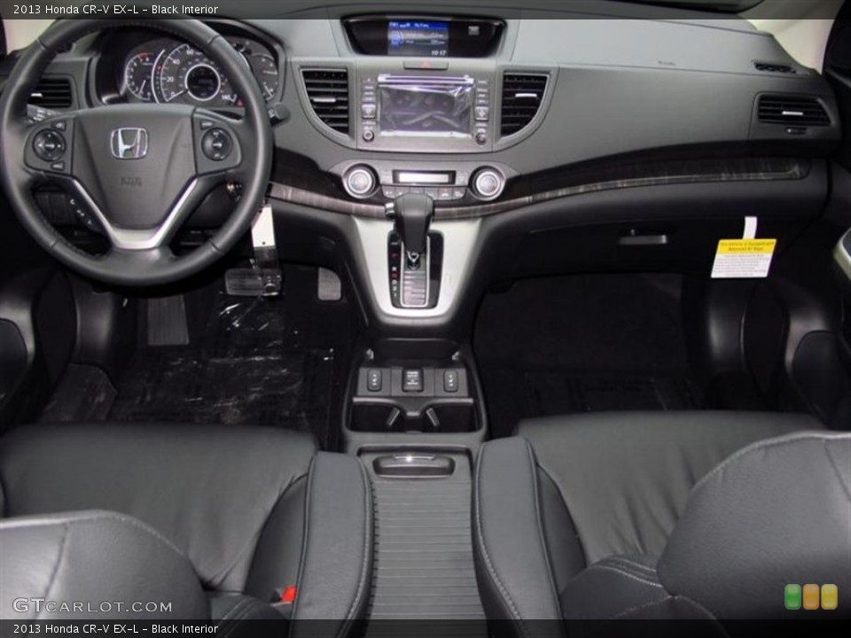 Black Interior Dashboard for the 2013 Honda CR-V EX-L #72710732