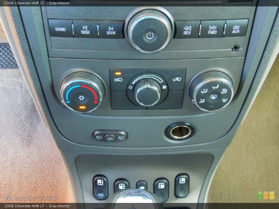 Gray Interior Controls for the 2008 Chevrolet HHR LT #72711614