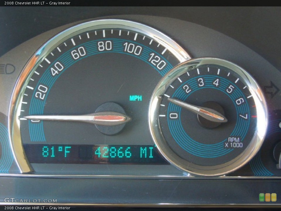 Gray Interior Gauges for the 2008 Chevrolet HHR LT #72711686