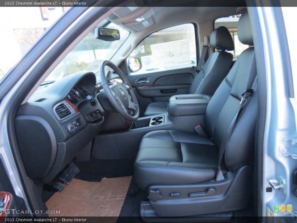 Ebony Interior Photo for the 2013 Chevrolet Avalanche LT #72712310