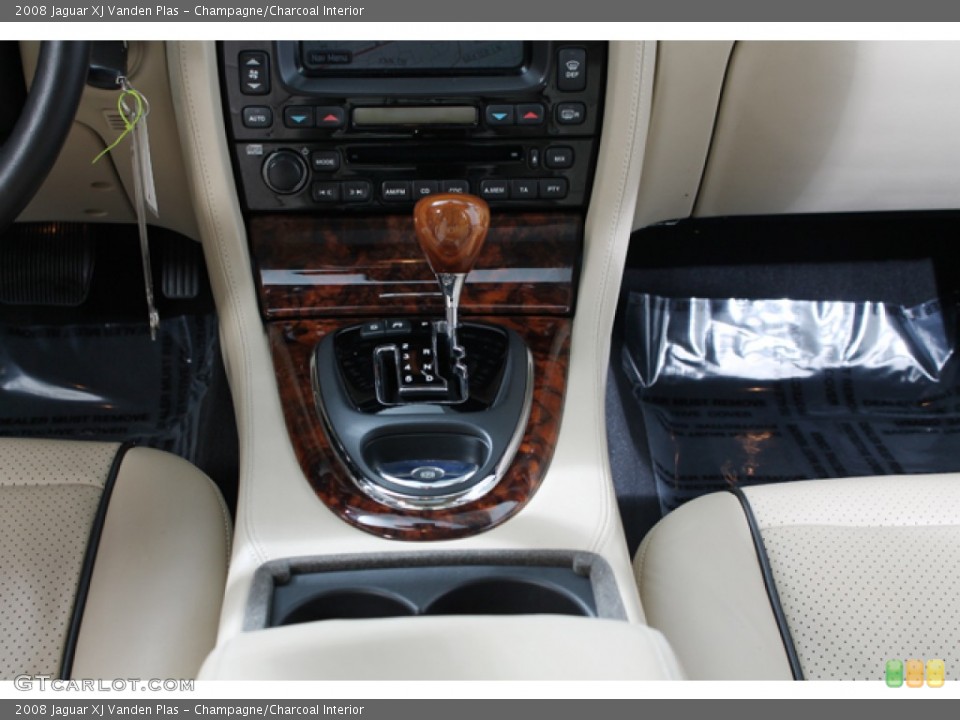 Champagne/Charcoal Interior Transmission for the 2008 Jaguar XJ Vanden Plas #72713867