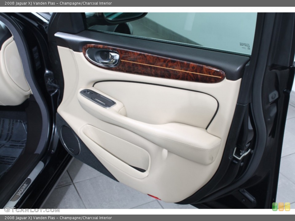 Champagne/Charcoal Interior Door Panel for the 2008 Jaguar XJ Vanden Plas #72713933
