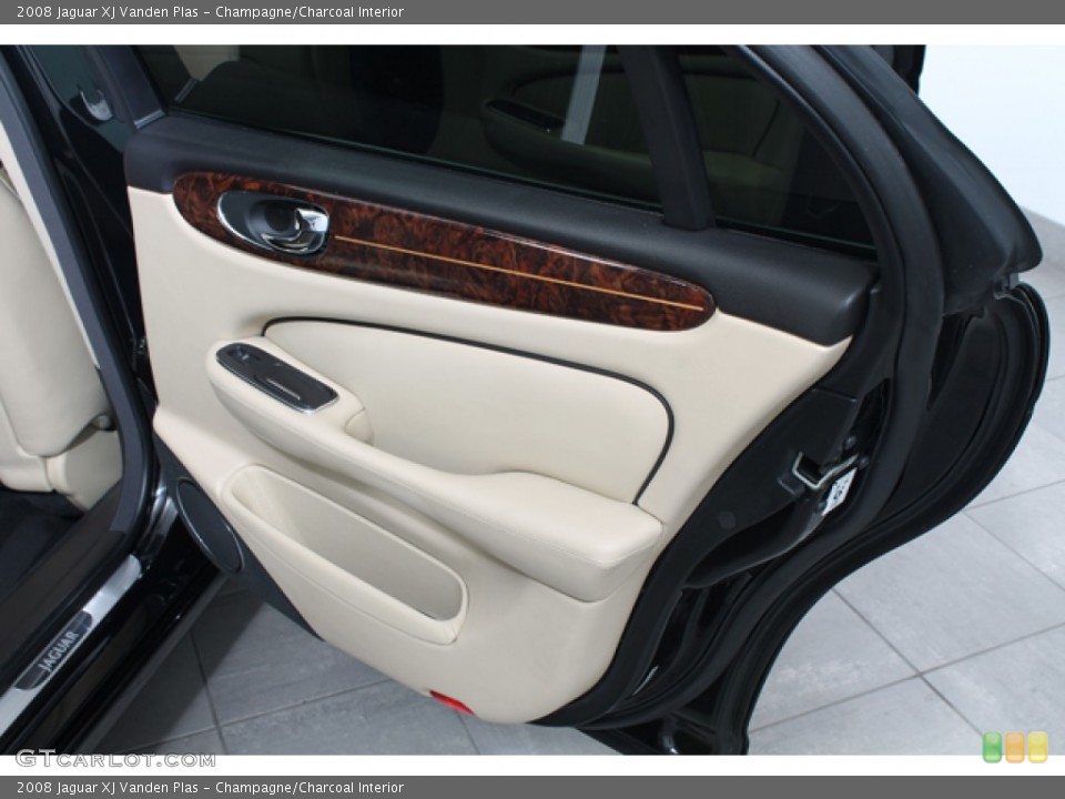Champagne/Charcoal Interior Door Panel for the 2008 Jaguar XJ Vanden Plas #72713960
