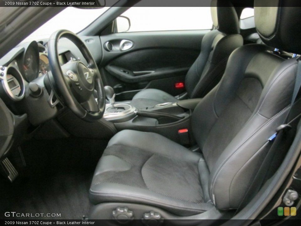 Black Leather Interior Photo for the 2009 Nissan 370Z Coupe #72713993