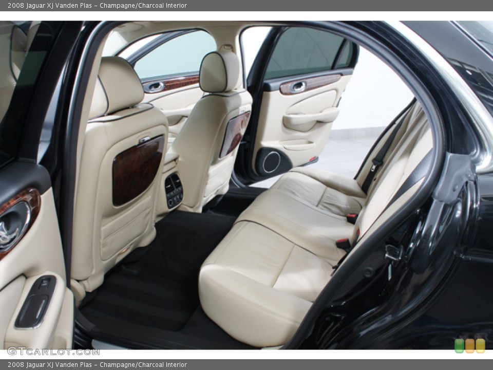 Champagne/Charcoal Interior Rear Seat for the 2008 Jaguar XJ Vanden Plas #72714113