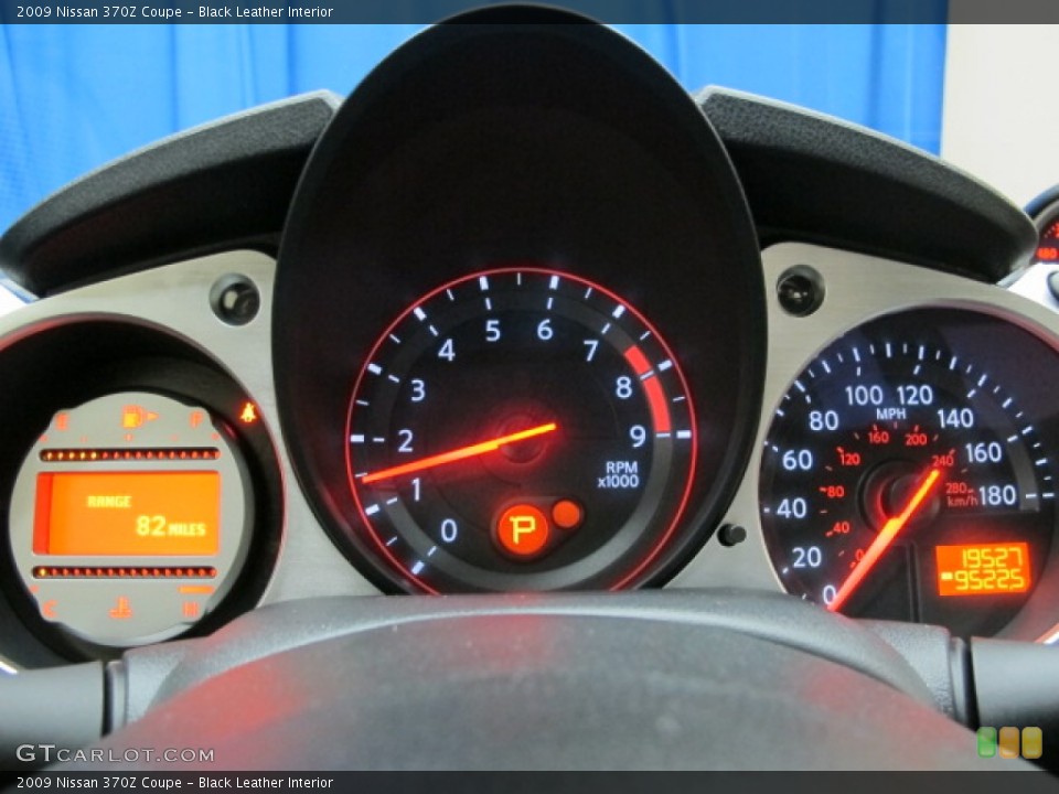 Black Leather Interior Gauges for the 2009 Nissan 370Z Coupe #72714141