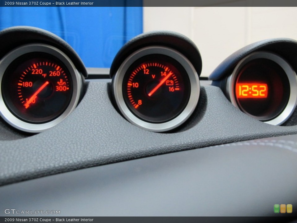 Black Leather Interior Gauges for the 2009 Nissan 370Z Coupe #72714167