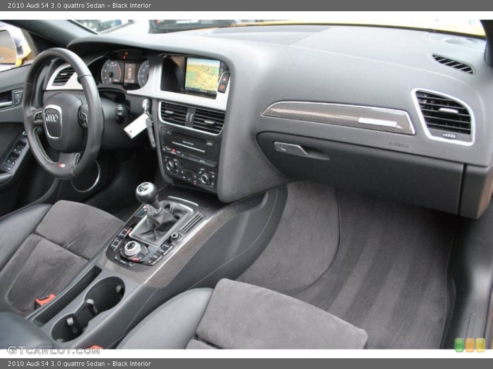 Black Interior Dashboard for the 2010 Audi S4 3.0 quattro Sedan #72714302