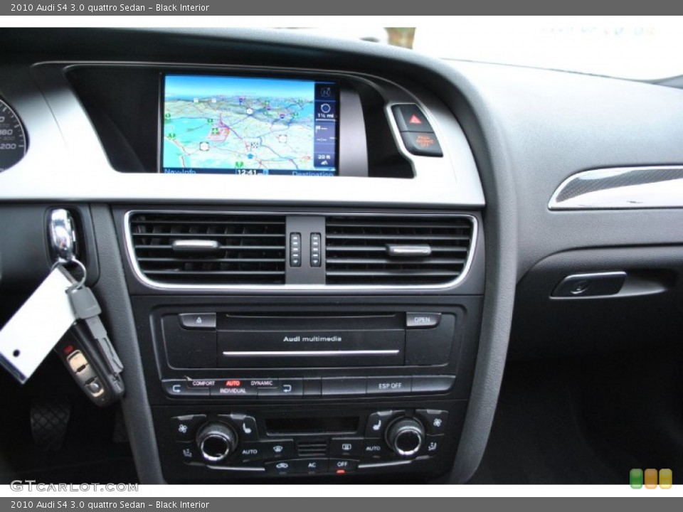 Black Interior Controls for the 2010 Audi S4 3.0 quattro Sedan #72714357
